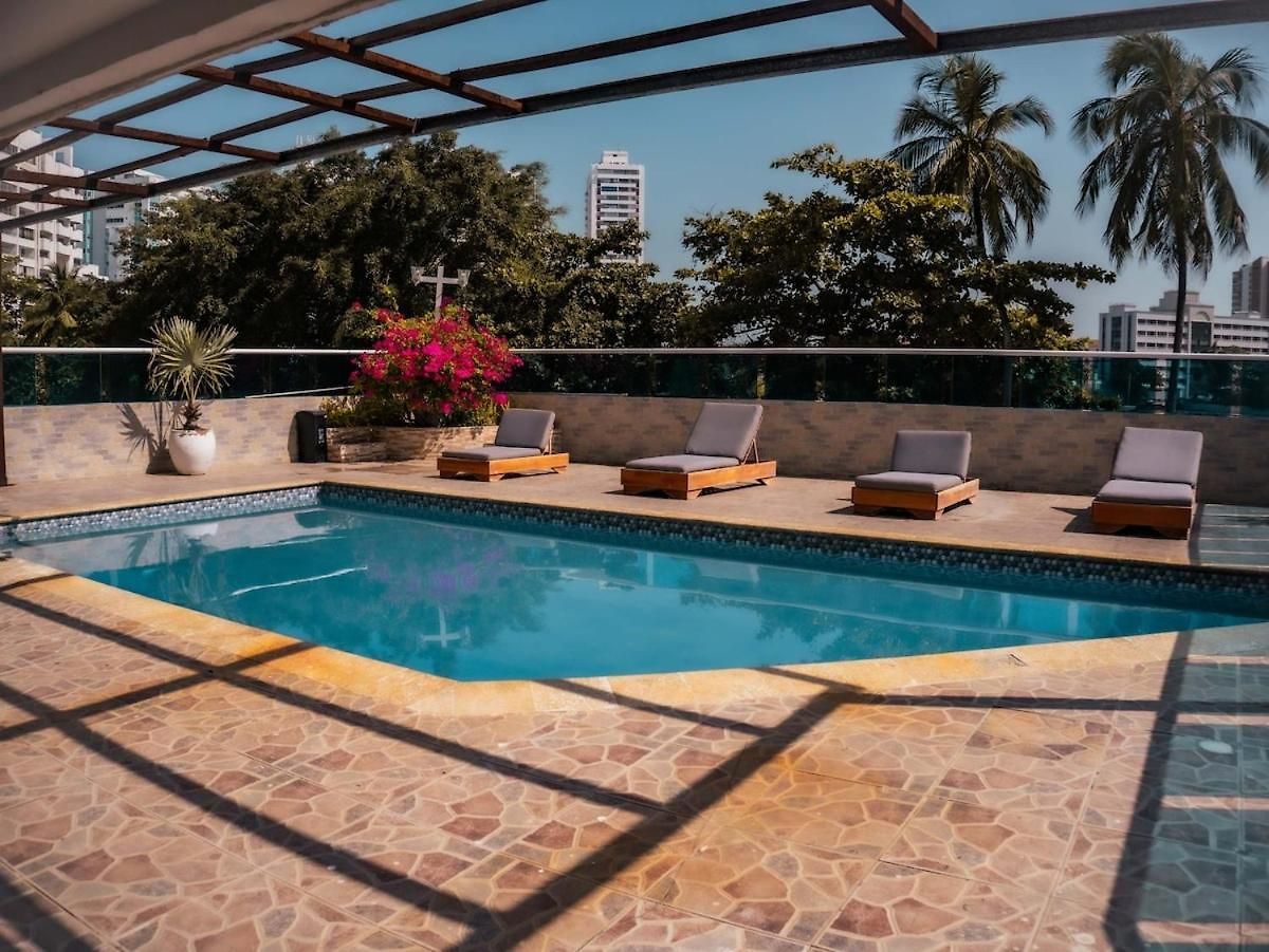 Apartamento Vista Al Mar-1hab-piscina-2 Min Playa-c Historico