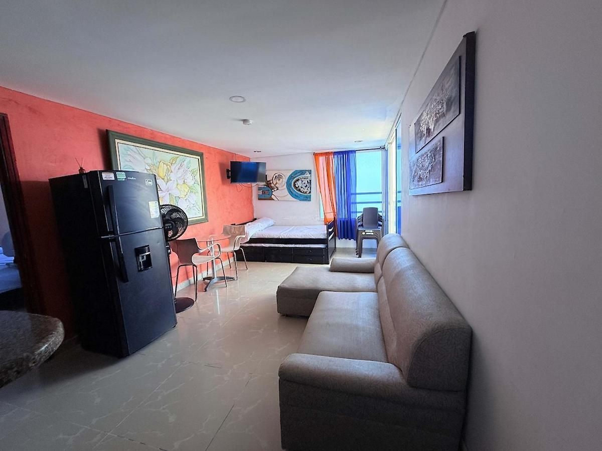 Apartamento Vista Al Mar-1hab-piscina-2 Min Playa-c Historico