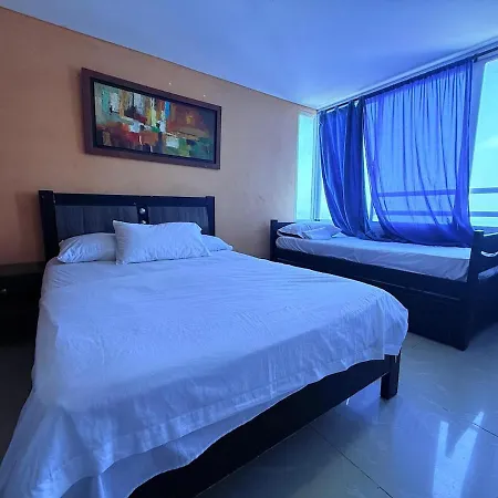 Apartamento Vista Al Mar-1hab-piscina-2 Min Playa-c Historico