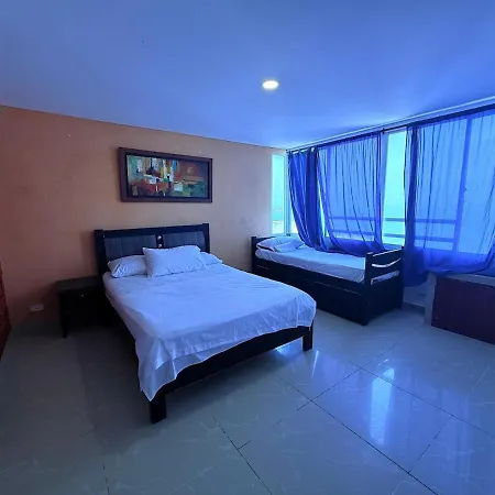 Vista Al Mar-1hab-piscina-2 Min Playa-c Historico Apartamento Cartagena